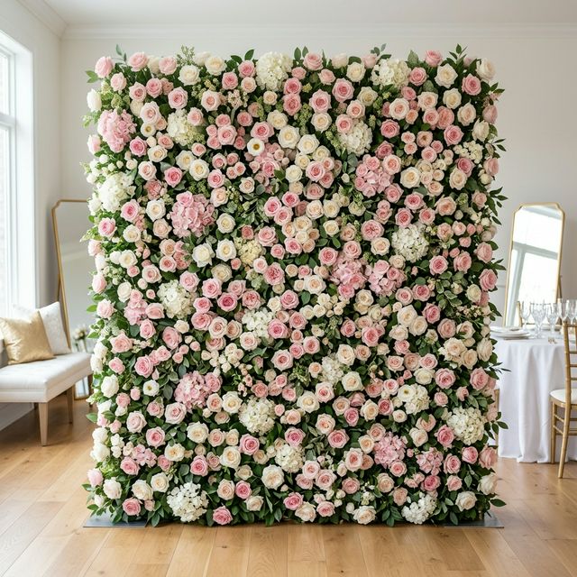 Rose Flower Wall