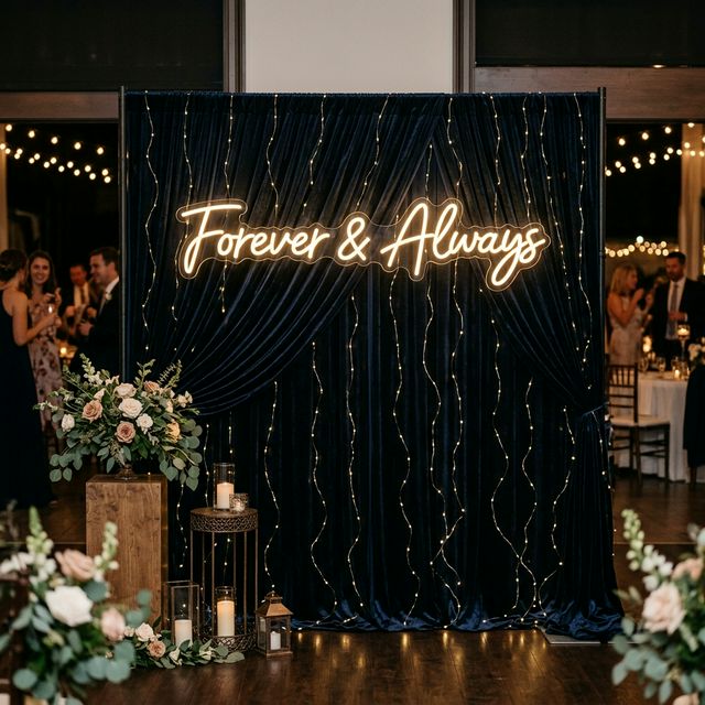 Neon Sign Backdrop