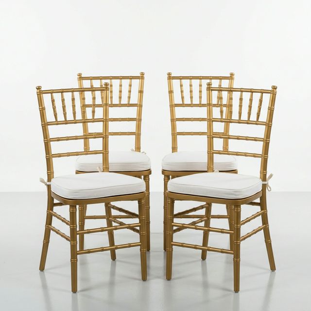 Gold Chiavari Chairs (Set of 4)