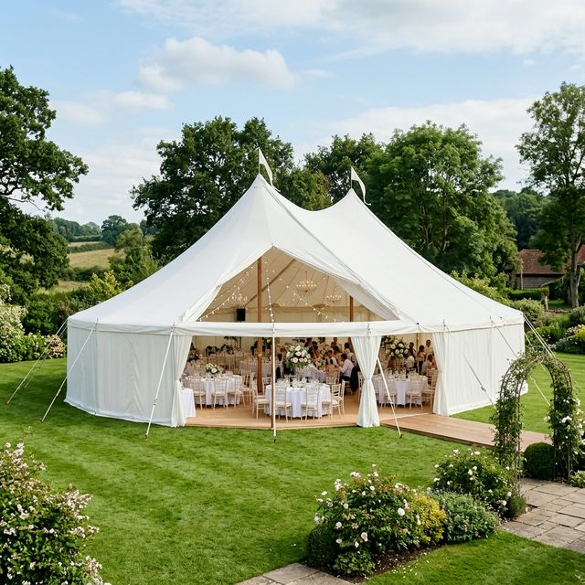 White Marquee Tent